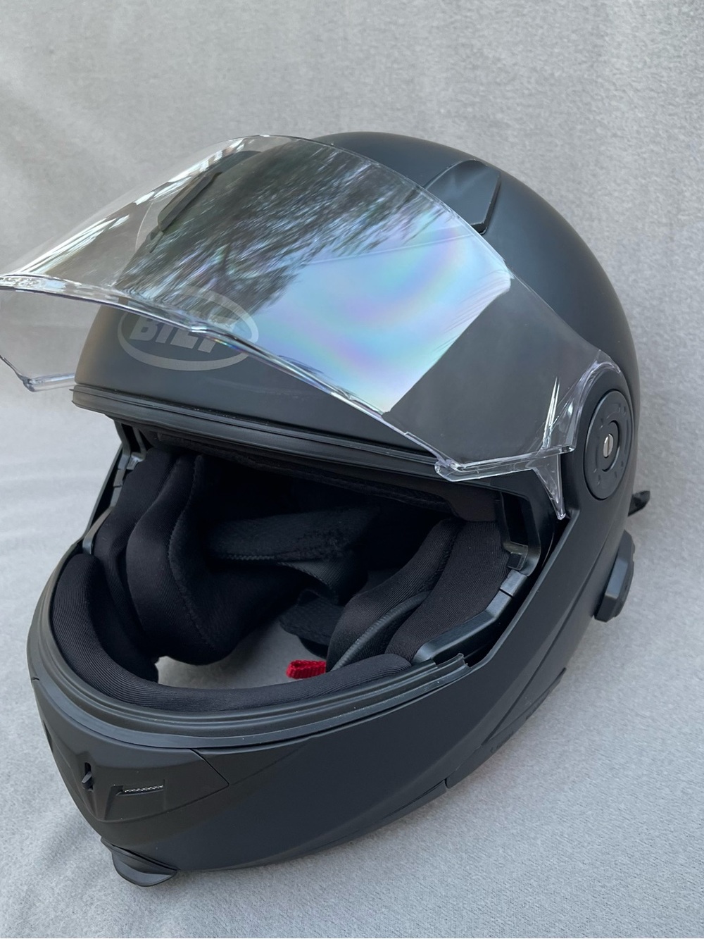 BILT Techno 2.0 Matte Black Full-Face Motorcycle Helmet with Visor - Picture 15 of 16